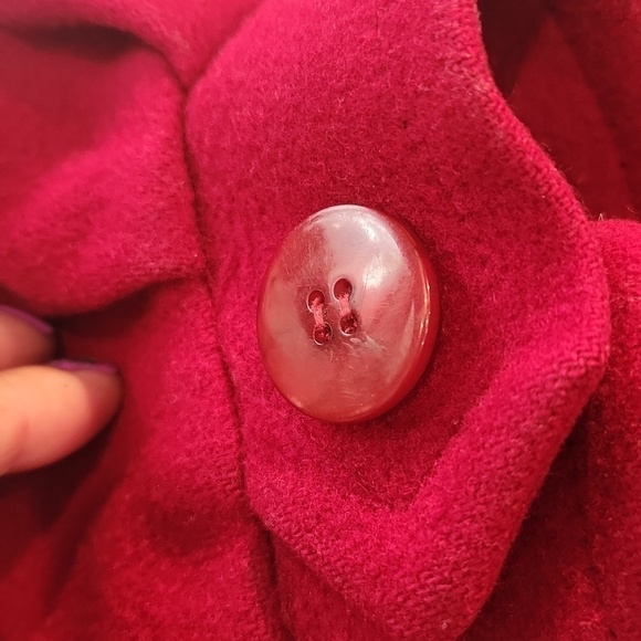 Pendleton Car Coat Red Wool - Picture 7 of 11